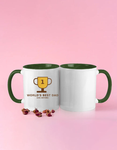 World's Best Dad trophy mug