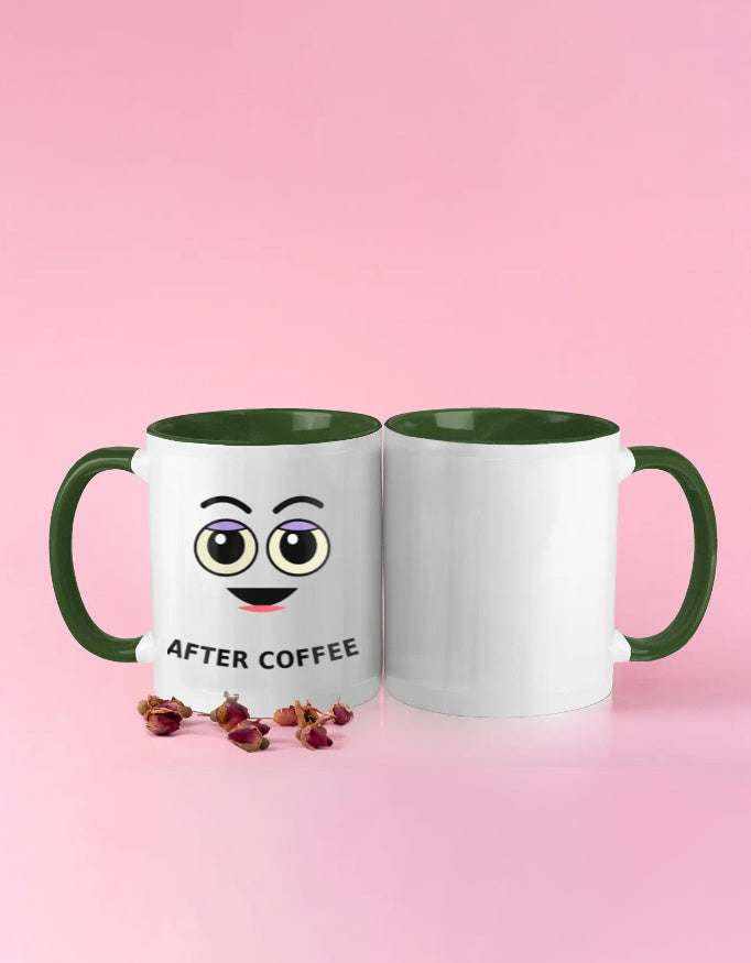 After Coffee Face mug