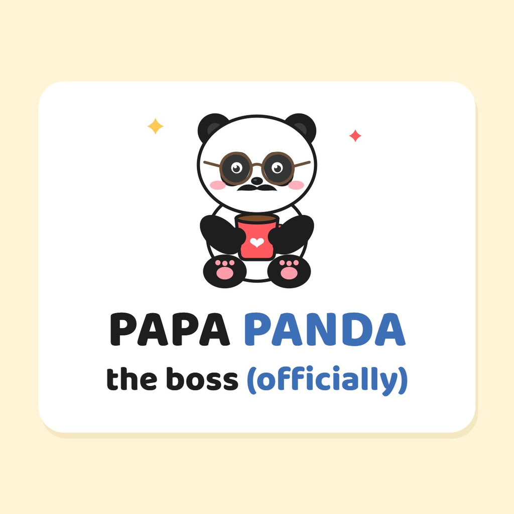 Papa Panda mug design