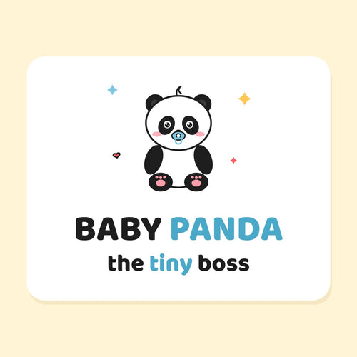 Baby Panda mug design